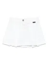 Aspesi Pleated Skirt In White