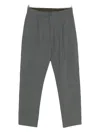 Aspesi Pleated Trousers In Gray