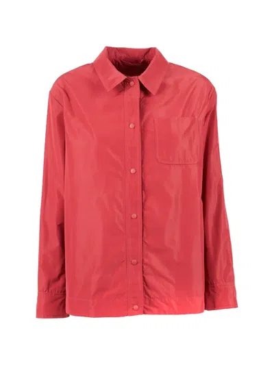 Aspesi Pocket Button Jacket In Red