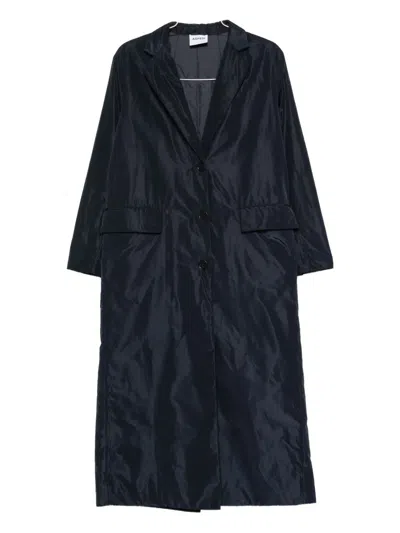 Aspesi Pocket Buttoned Coat In Blue