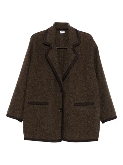 Aspesi Pocket-trim Jacket In Brown