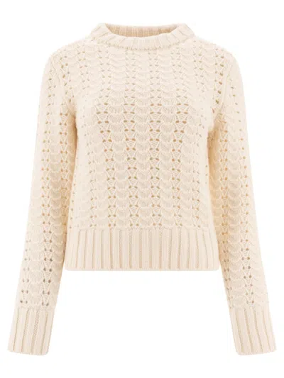 ASPESI ASPESI POINTELLE KNIT CREW NECK SWEATER