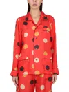 Aspesi Dot-print Silk Shirt