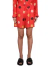 Aspesi Poison Shorts In Red