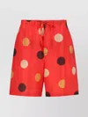 Aspesi Polka-dot Drawstring Shorts