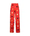Aspesi Silk Pants With Polka Dot Pattern