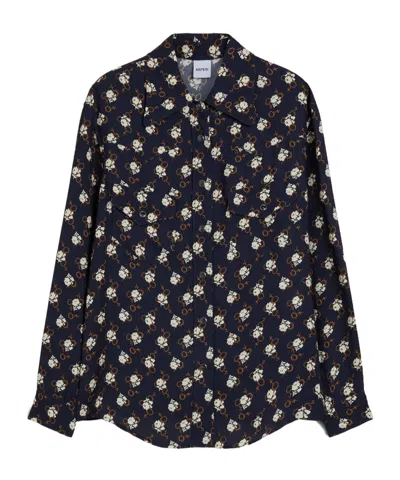 ASPESI ASPESI NAIVE ROSE CREPE SHIRT