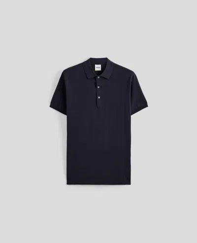 Aspesi Black Polo Made From Pure Cotton Yarn