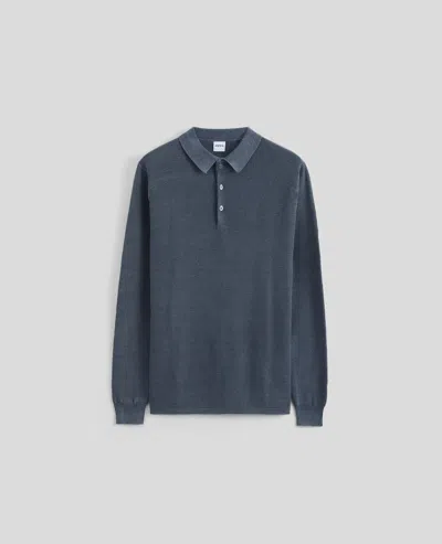 Aspesi Polo In Cotone Con Bottoni In Madreperla - Navy