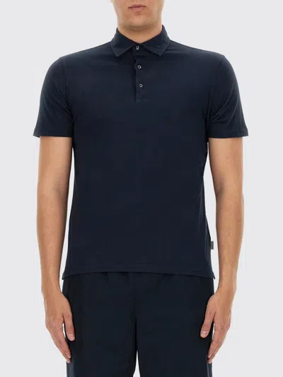 Aspesi Polo Shirt Men  In Blue