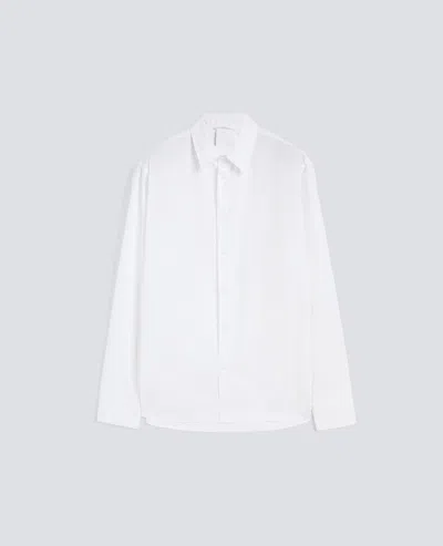 Aspesi Polyester And Nylon Water Repellent Shirt In White