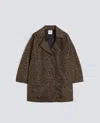 Aspesi Polyester Imprime Impermeable In Brown