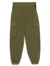 Aspesi Poplin Cargo Pants In Green
