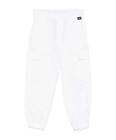 Aspesi Poplin Cargo Pants In White