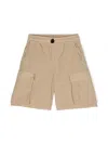 Aspesi Poplin Cargo Shorts In Neutrals
