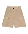 Aspesi Poplin Cargo Shorts In Nude