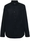 Aspesi Poplin Cotton Shirt In Blue
