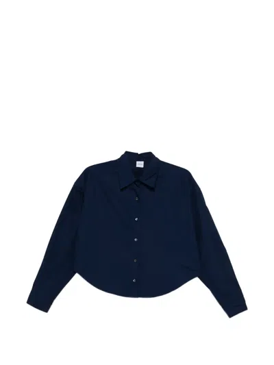 Aspesi Poplin Shirt In Blue