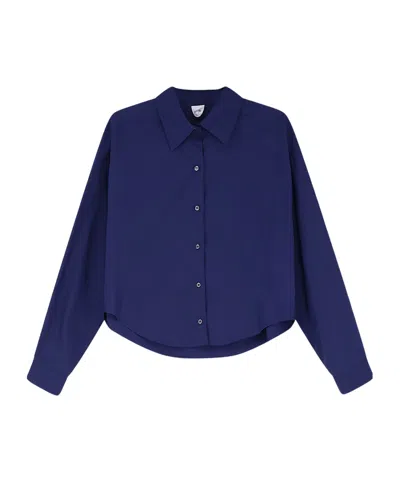 Aspesi Poplin Shirt In Blue