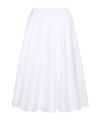 Aspesi Cotton Poplin Midi Skirt