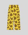Aspesi Poplin Trousers With Hibiscus Print
