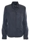 Aspesi Classic Long-sleeved Shirt In Blue