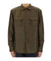 Aspesi Camicia 13 Piu Casual Jacket In Green