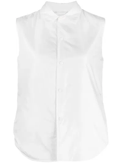 Aspesi Press-stud Padded Gilet In White
