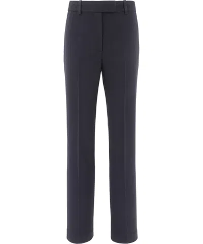 Aspesi Pressed Crease Tailored Trousers In Black