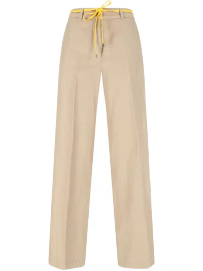 ASPESI PRESSED-CREASE TROUSERS
