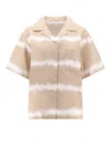 Aspesi Cotton Shirt With Printed Tie-dye Pattern