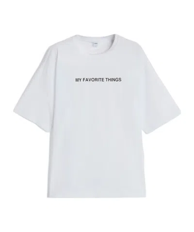 Aspesi Printed Round-neck T-shirt In White