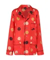 Aspesi Polka Dot Poison Shirt In Red