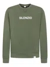 Aspesi Printed Sweatshirt In Green