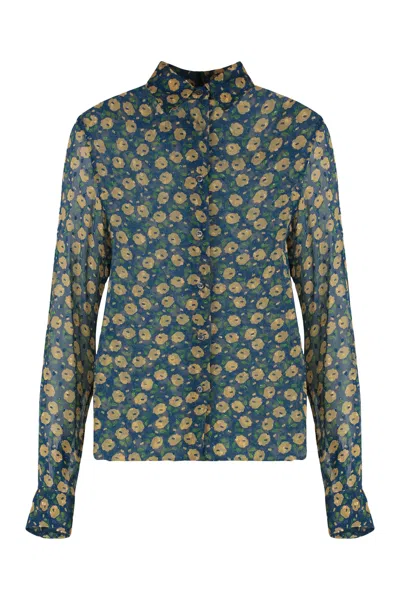 ASPESI PRINTED VISCOSE SHIRT