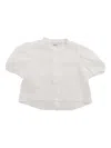 Aspesi Puff-sleeve Button-up Blouse In White