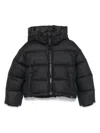 Aspesi Padded Hooded Jacket In Black