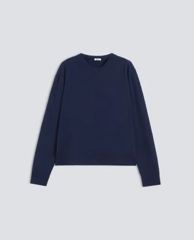 Aspesi Pure Cashmere Crew-neck Knit - Navy In Blue