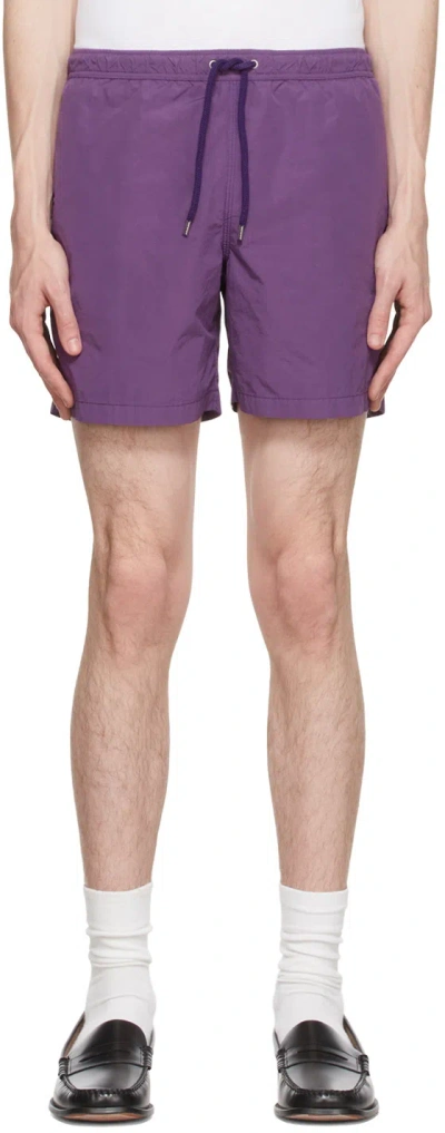 Aspesi Purple Flying Dutchman Shorts In 85204 - Viola / Purp