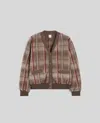 Aspesi Pyrenean Wool Cardigan In Brown