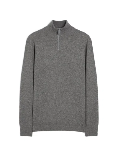 Aspesi Quarter-zip Sweater In Gray