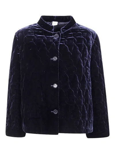 ASPESI QUILTED BUTTONED JACKET
