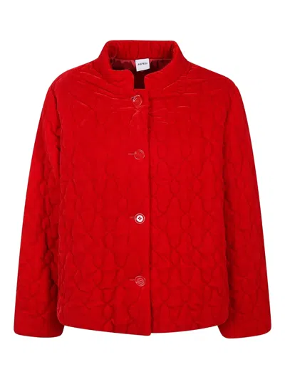 ASPESI QUILTED BUTTONED JACKET