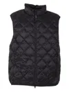 Aspesi Quilted Gilet In Black