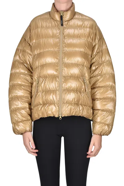 Aspesi Quilted Lightweight Down Jacket In Neutral