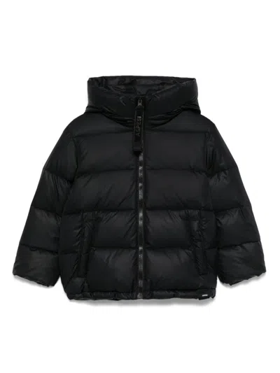 Aspesi Kids' Quilted Puffer Jacket In Black