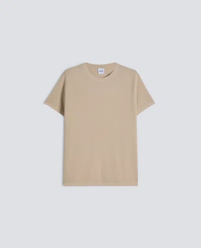 Aspesi Raglan Sweater In Micro Cotton Waffle In Brown