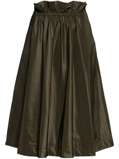 Aspesi Randi Midi Skirt In Green