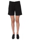 Aspesi Cotton Twill Bermuda Shorts