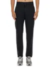 Aspesi Trousers With Functional Pockets And Belt Loops In Black